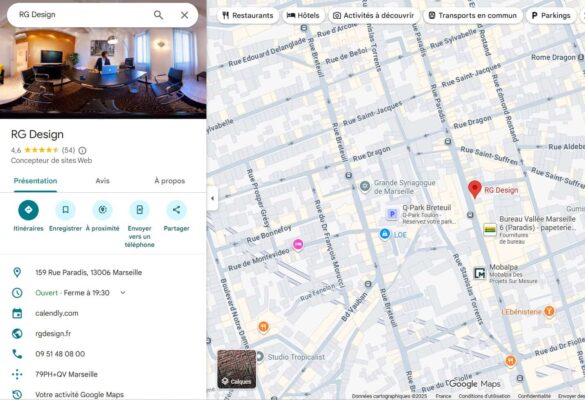 Etre référencé sur Google Maps