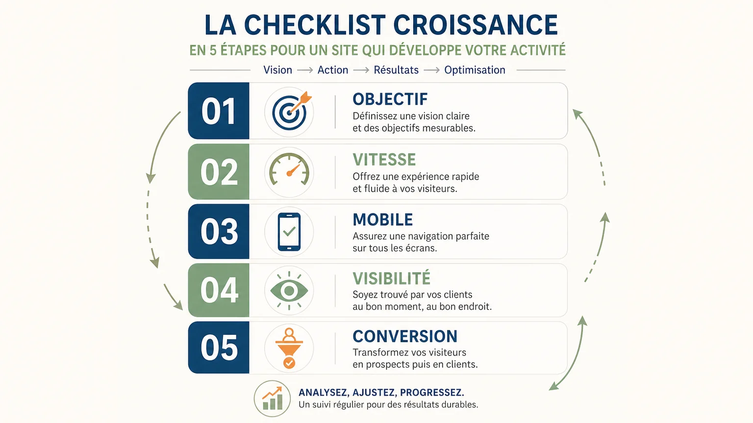 Checklist en cinq étapes pour suivre la performance d’un site
