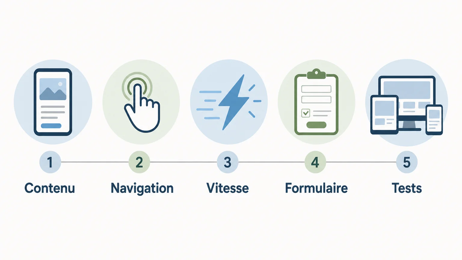 Checklist des contrôles à effectuer sur un site web mobile first