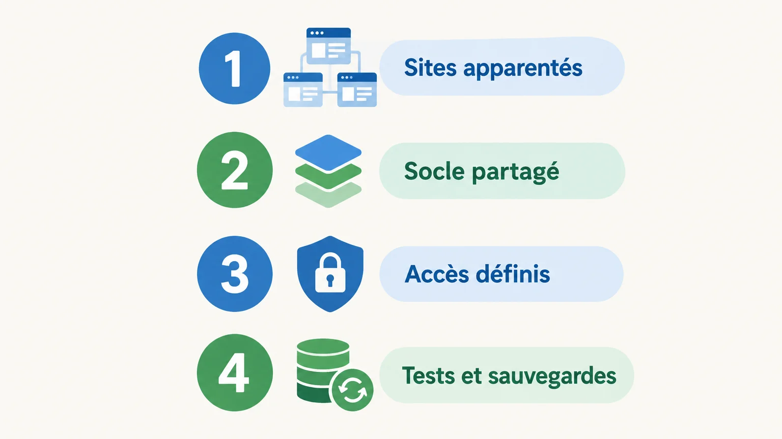 Checklist de préparation d’un réseau multisite en quatre étapes