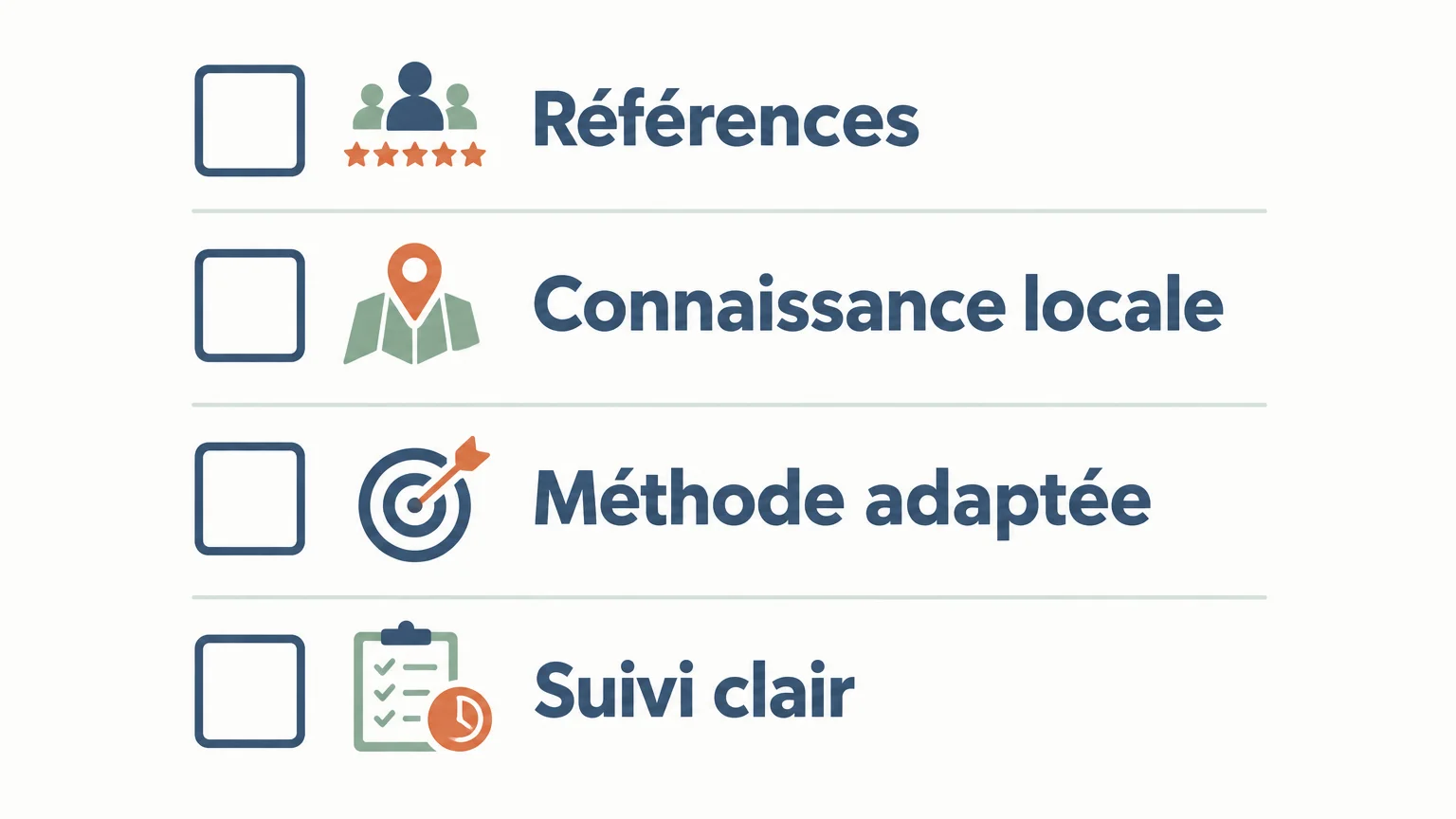 Quatre critères pour évaluer un expert SEO local
